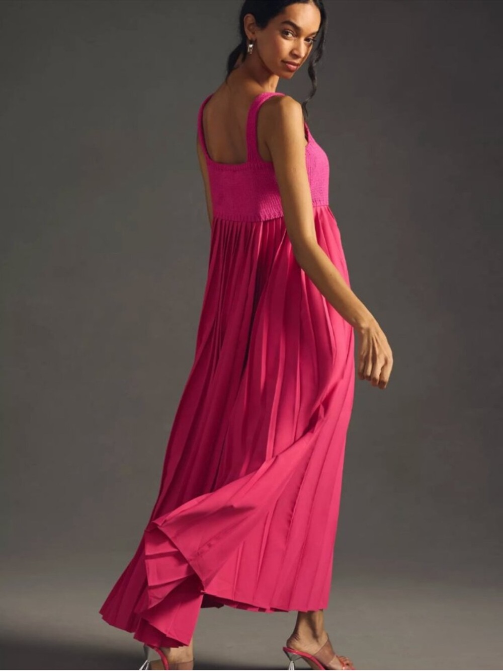 NWT Anthropologie Mare Mare Pleated Dress Small View 3